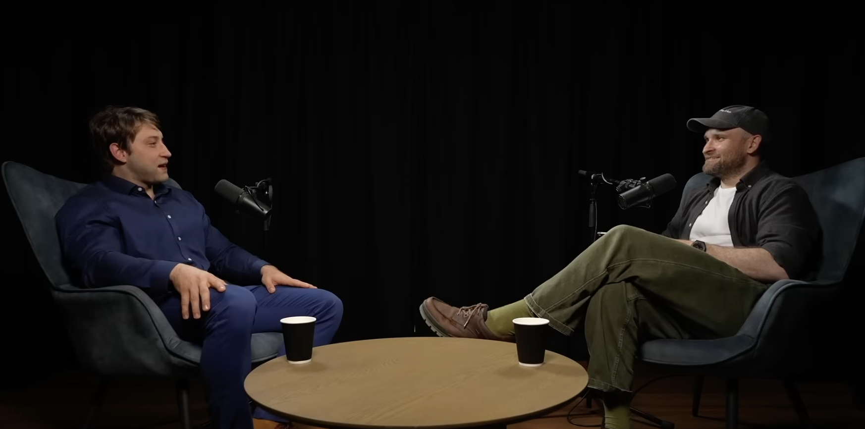 Conversation in the DNL podcast studio
